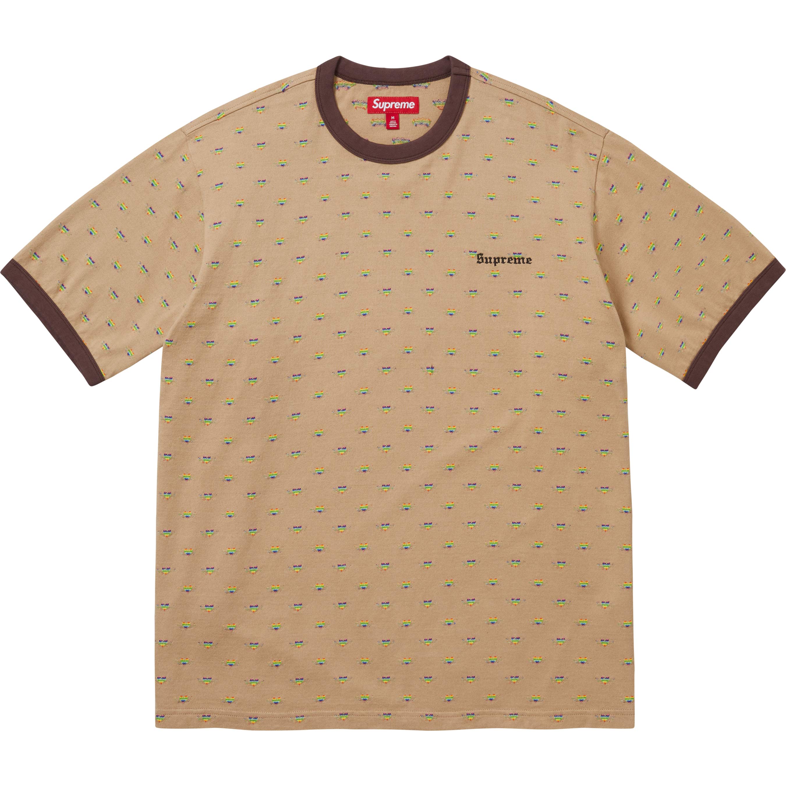 Hearts Intarsia Ringer Tee view 8